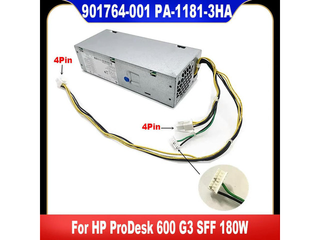 For ProDesk 600 G3 SFF 180w Power Supply PSU 901764-001 L08404-002 PA-1181-3HA DPS-180AB-27 A D18-180P1A PCG005