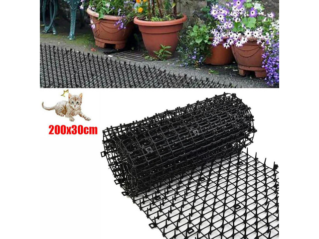 Practical Plastic Nail Mat Dog Cat Scat Mat Polypropylene Animal Deterrent Anti-touch Dog Scat Mats Anti-Stepping