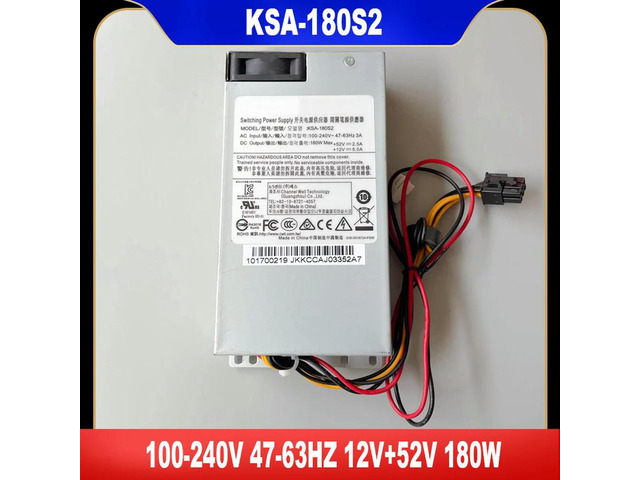 180W Switching Power Supply KSA-180S2 100-240V 47-63HZ 12V+52V 100% Tested
