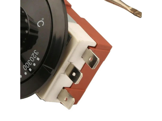 3-Pin Capillary Thermostat Switch for Boilers Water Heaters Ovens Deep Fryers Digital Temperature Regulation 50 to 320 C