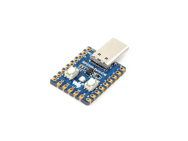RP2350-Zero-CM Mini Development Board, Dual-core And Dual-architecture, Onboard Type-C Male Port