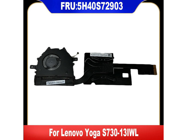 5H40S72903 For Yoga S730-13IWL S730-13 13IML CPU Cooling Fan Heatsink Radiator Replacement Part