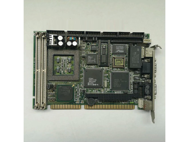 586 Half Long ISA With CPU Memory NEAT-575 REV:A2 Industrial Control Motherboard