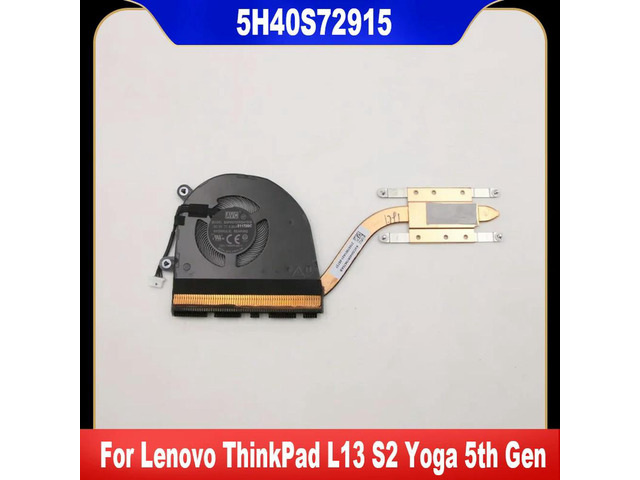 5H40S72915 For ThinkPad L13 Yoga 20R5 20R6 S2 Yoga 5th Gen Fan
