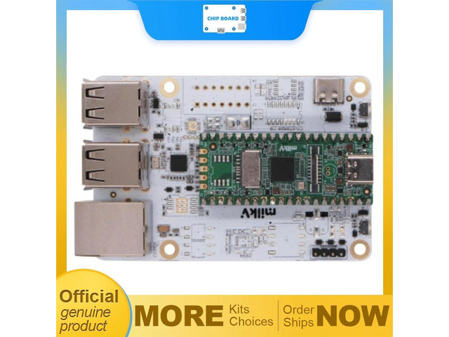 Milk-V Duo IO Expansion Board for Milk-V Duo Using Sophgo SG2002 RISC-V SoC with USB and Ethernet Interfaces
