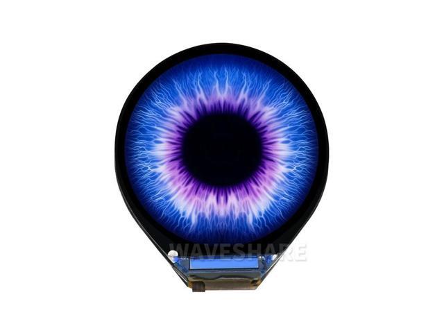 0.71inch Round LCD Display Module, 160×160 Resolution, SPI Interface, 65K colors