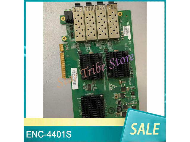 4-Port Gigabit Ethernet Card ENC-4401S 100% Tested Fast Ship