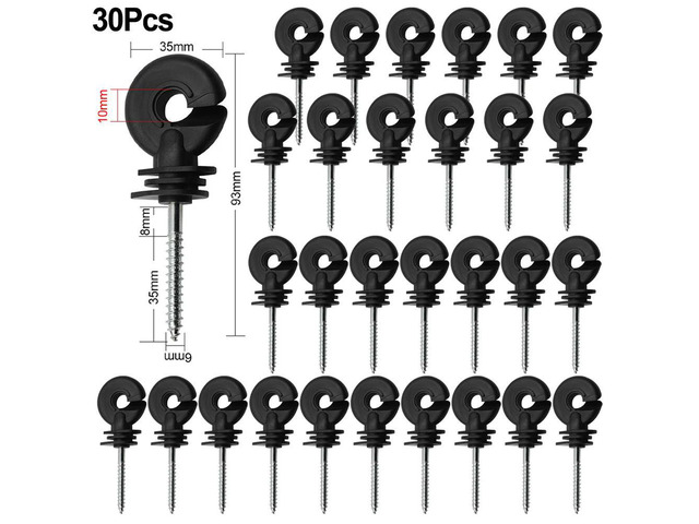 Practical Outdoor Livestock Thread Hook Fence Insulator Wire Connection Tool Electric Fence Short Circuit Protection