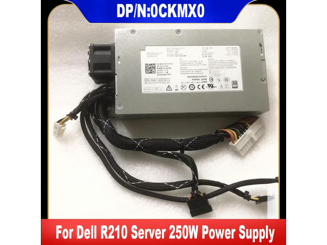 06HTWP 0CKMX0 For R210 Server 250W Power Supply N250E-S0 L250E-S0 NPS-250NB CN-06HTWP 6HTWP CKMX0 100% Tested