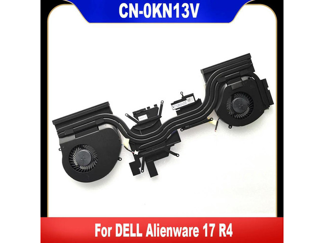 0KN13V For 17 R4 Laptop Cooling Fan Cooler Fan With Heatsink KN13V CN-0KN13V AT1QB00AZS0 Tested
