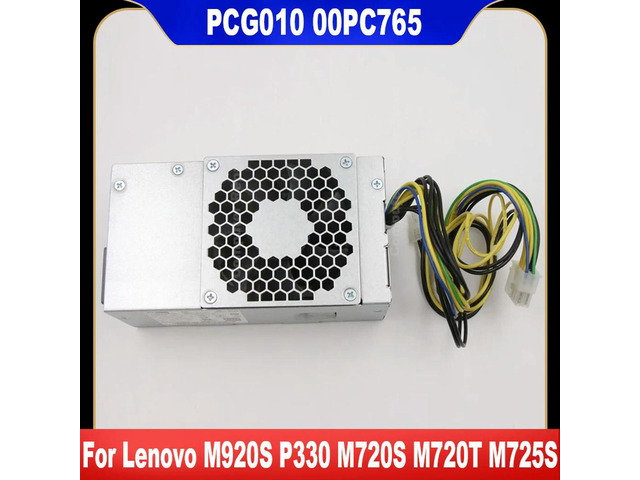 00PC765 For ThinkCentre M920S P330 M720S M720T M725S M75S-1 Workstation 2nd Gen Power Supply PCG010 SP50H29544 5P51D77040