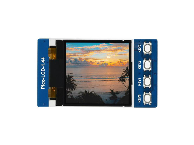 1.44inch LCD Display Module for Raspberry Pi Pico, 65K Colors, 128×128, SPI