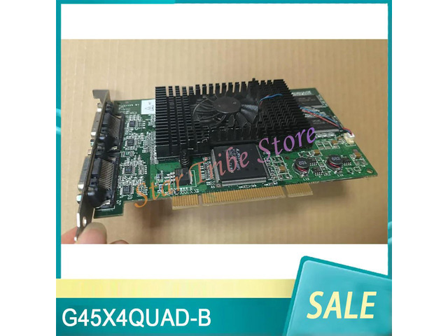 CIndustrial Equipment Control Card 7105-0101 MGI G45X4QUAD-B Dual DVI Interface supports 4 Screen Output
