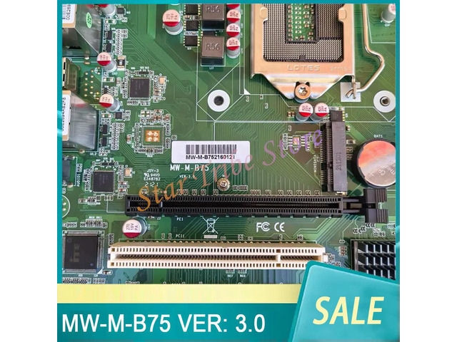 B75 MW-M-B75 VER: 3.0 Computer Industrial Control Motherboard Single Network Port LGA1155