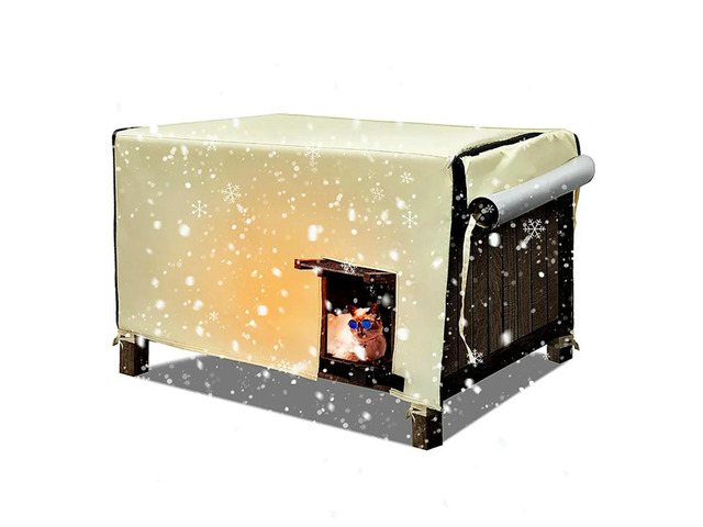 Pet Kennel Cover Windproof and Breathable for Dog Crates with Two Doors and Roll Up Window 35x22 5x19 7 Inches
