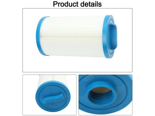Spa And Pool Maintenance 8 1 2 *5 Foldable Bath Filter Efficient Spa Filter Cartridge Filter 66 Longer Lifespan
