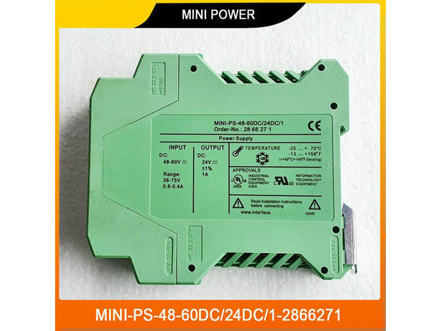 MINI-PS-48-60DC/24DC/1 2866271 MINI POWER DC/DC Converter Power Supply