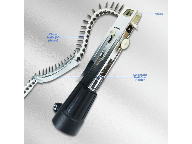 Stainless Steel Automatic Chain Nail Screw Driver Adapter for Electric Drill Suitable for Cabinet Installation and Framing Jobs