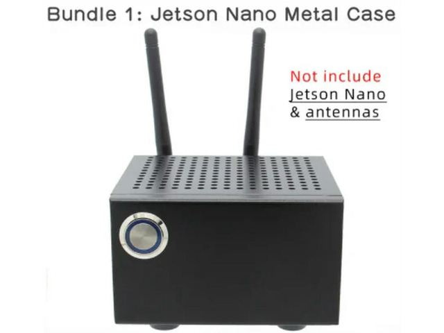 Jetson Nano l Case / Enclosure with Power & Reset Control Switch for Jetson Nano Developer Kit A02 / B01 / 2GB