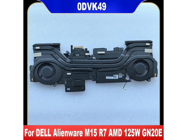 0DVK49 For M15 R7 125W GN20E Laptop CPU Cooling Fan GPU Cooler Fan Heatsink 0DVK49 AT3Q8001ZCL