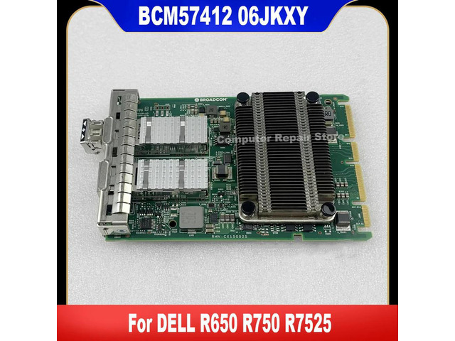 06JKXY For R650 R750 R7525 OCP3.0 Dual-Port 10G Card BCM57412 0CP610 CP610 6JKXY CN-06JKXY