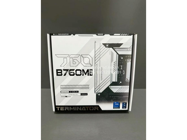 MOTHERBOARD, Terminator B760M D4, 6E,B760M D4 ICE AX211, B760M D5 AX101 6E AX211