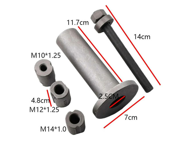 Engine Repair Gadget Motorcycle Specialty Tool M10x1.25 Thread Compatible M14x1.0 Thread Compatible Installation Tool