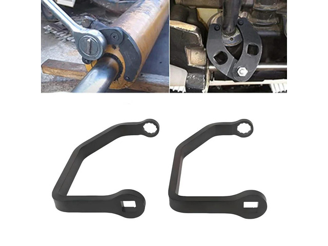 Garage Repair Black Cylinder Head Wrench 14mm 15mm Tool Q235B Steel Ergonomic Grip Optimal Leverage Precision Fit