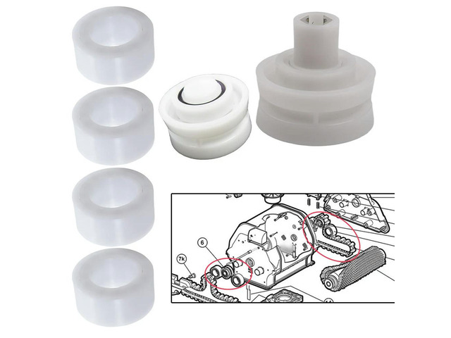 RCX26000 RCX26001 RCX26002 Pulley Bearing Kit for For HAYWARD For TigerShark QC Plus and 500 Series Robotic Pool Cleaner Models