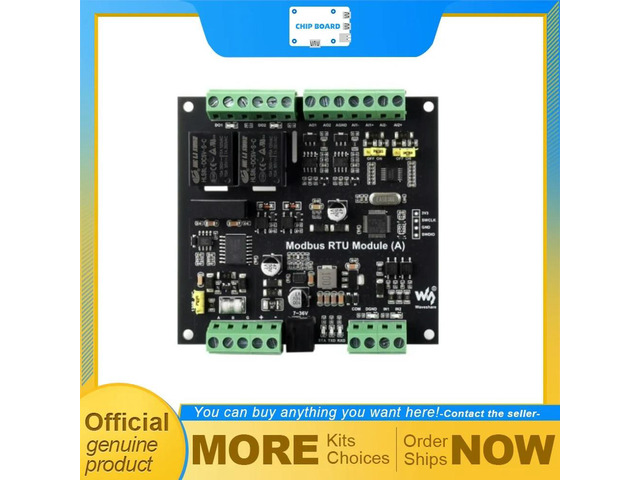 Modbus RTU industrial I/O module, isolated signal acquisition board, 736V wide input