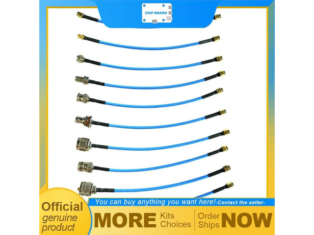 RTL-SDR Blog SMA Male to SMA BNC Type N Type F UHF M+F RG402 20cm 10pc Pigtail Adapters Kit