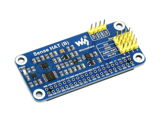 Sense HAT (B) for Raspberry Pi, Multi Powerful Sensors