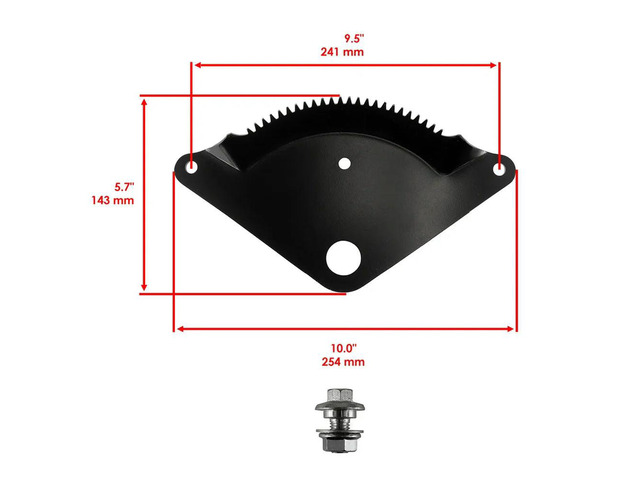 Steering Sector Gear Plate Kit for Craftsman 532194732 Compatible with Models for Lawn Tractor String Trimmer Use