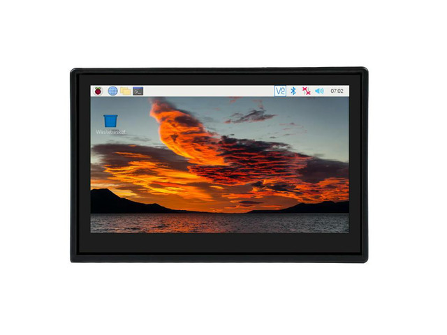 4.3inch Capacitive Touch Display for Raspberry Pi, with Protection Case, DSI Interface, 800×480