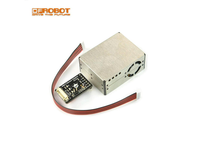 DFRobot Air PM1.0 PM2.5 PM10 Monitor Sensor with Smog Particles Temperature & Humidity Detect for STM32