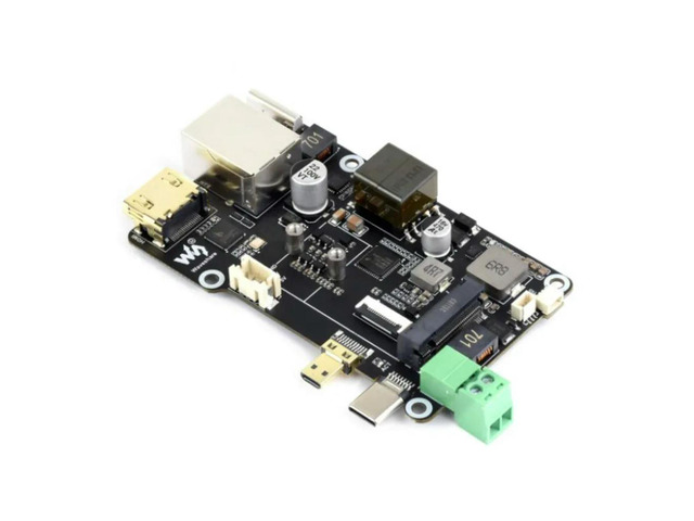 PCIe M.2 Adapter, RTL8125 2.5GbE Controller, 4K Display and PoE Network Expansion for Raspberry Pi