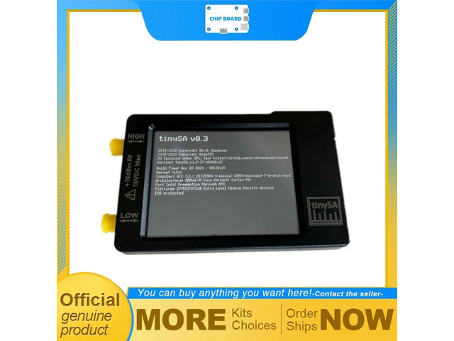TinySA Handheld Spectrum Analyzer, 2.8-inch Display RF Analyzer with Built-in