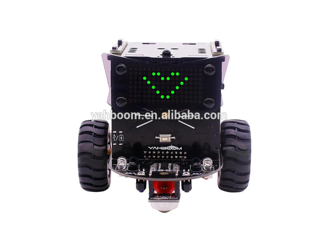 Yahboom STEAM Graphical Programming 8 age Kids Omibox's Robot Car Kit With Scratch And's 2in1