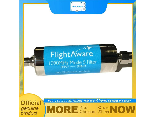 ADS-B 1090MHz Band-Pass SMA filter for software defined radio aviation signal reception