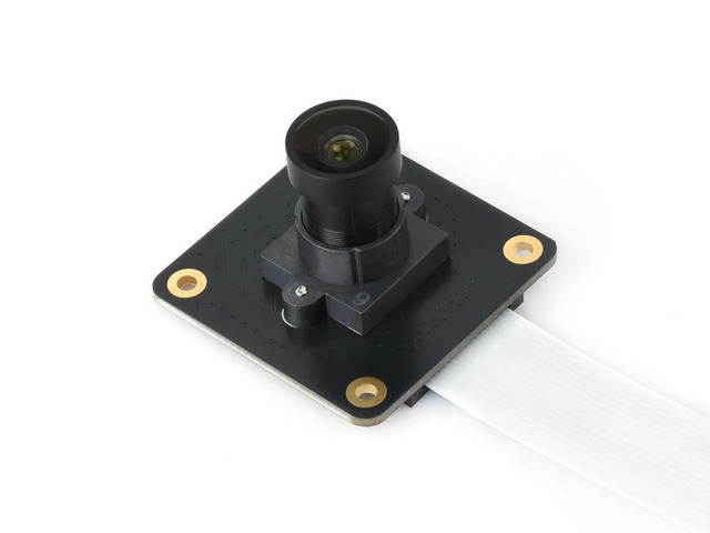 IMX296 1.6MP M12 Mono Camera, Global Shutter, Supports Raspberry Pi Series Boards