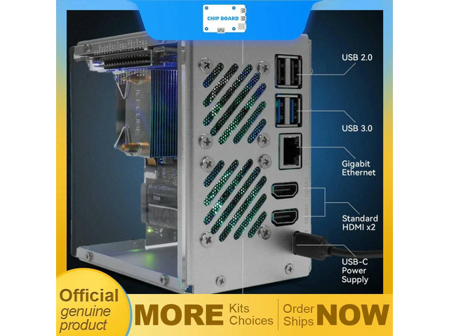 Pironman 5 NVMe M.2 SSD PCIe mini PC case for Raspberry Pi 5 with active cooling and multilingual online documentation