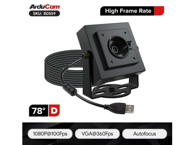 High Framerate AutoFocus USB2.0 UVC Camera, Up to 360FPS, 1080P, Arducam ezBOX-Swift
