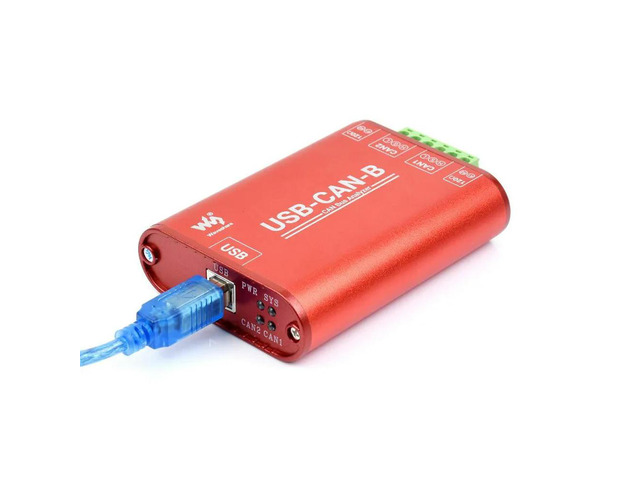 USB to CAN Adapter, Dual-Channel CAN Analyzer, Industrial Isolation