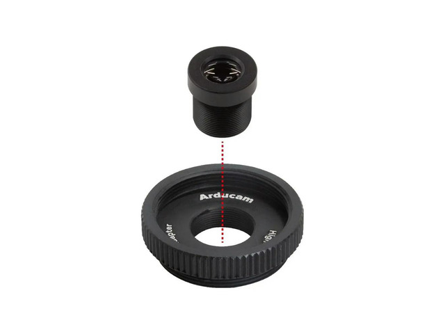 Arducam 1/1.8'' 4K 16mm Low Distortion M12 Lens for OS08A10,OS08A20 and more image sensors with large optical format
