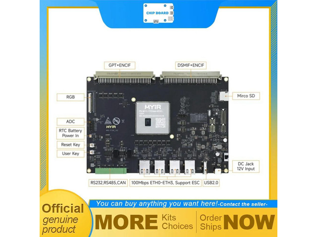 MYiR MYC-YT2HX Embedded SoM, Renesas RZ/T2H Quad A55 plus Dual R52, LPDDR4 eMMC, Industrial Linux Module