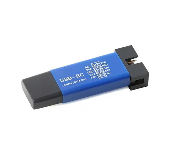 CH341T 2-in-1 module USB to I2C IIC UART USB to serial port TTL serial port downloader