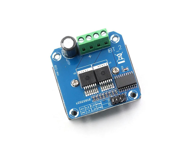 BTS7960 high-power ligent vehicle motor drive board module 43A current limiting control semiconductor refrigeration drive