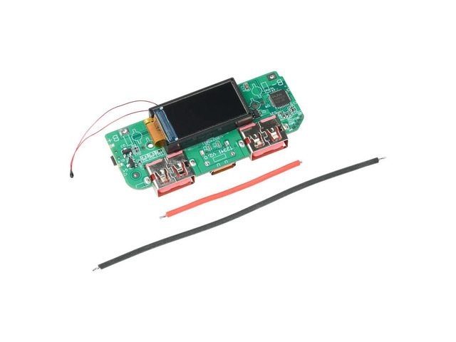 22.5W Fast Charging Module TFT Color Screen Digital Display Fast Charging Mobile Power Motherboard for Ternary Lithium