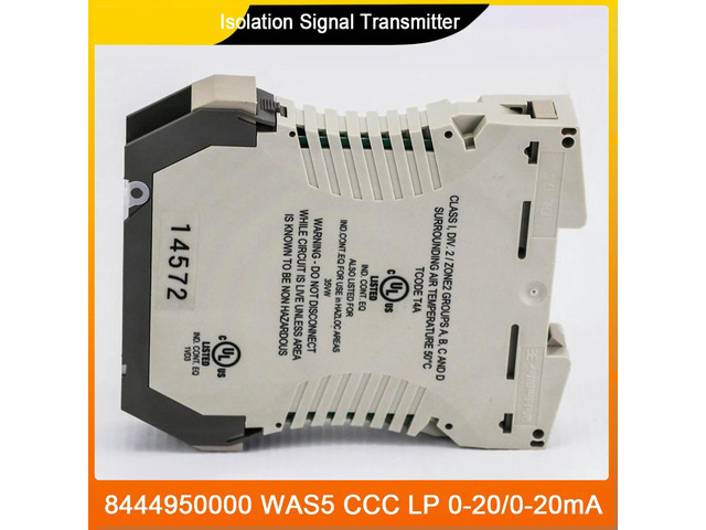 8444950000 WAS5 CCC LP 0-20/0-20mA 0(4)-20mA/0(4)-20mA Isolation Signal Transmitter Simal Signal Single Channel Isolation Device