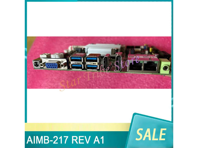 N3350 Integrated CPU Industrial Control Motherboard Dual Network Ports AIMB-217 REV A1 AIMB-217N1801-T